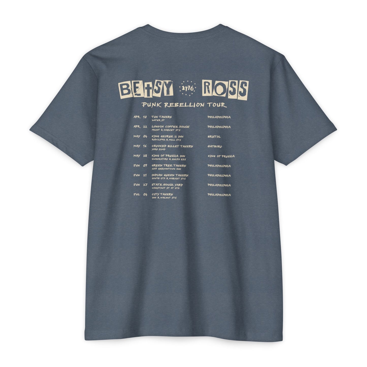 Betsy Ross Punk Rebellion Tour Tee