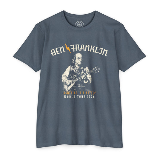 Ben Franklin Lightning Tour 1776 T-Shirt