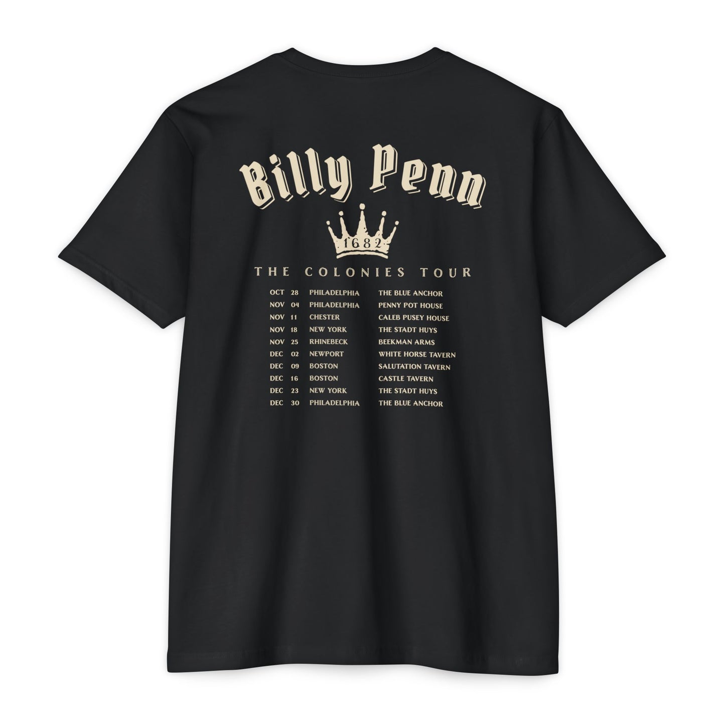 Billy Penn 1682 Tour Vintage Concert Tee
