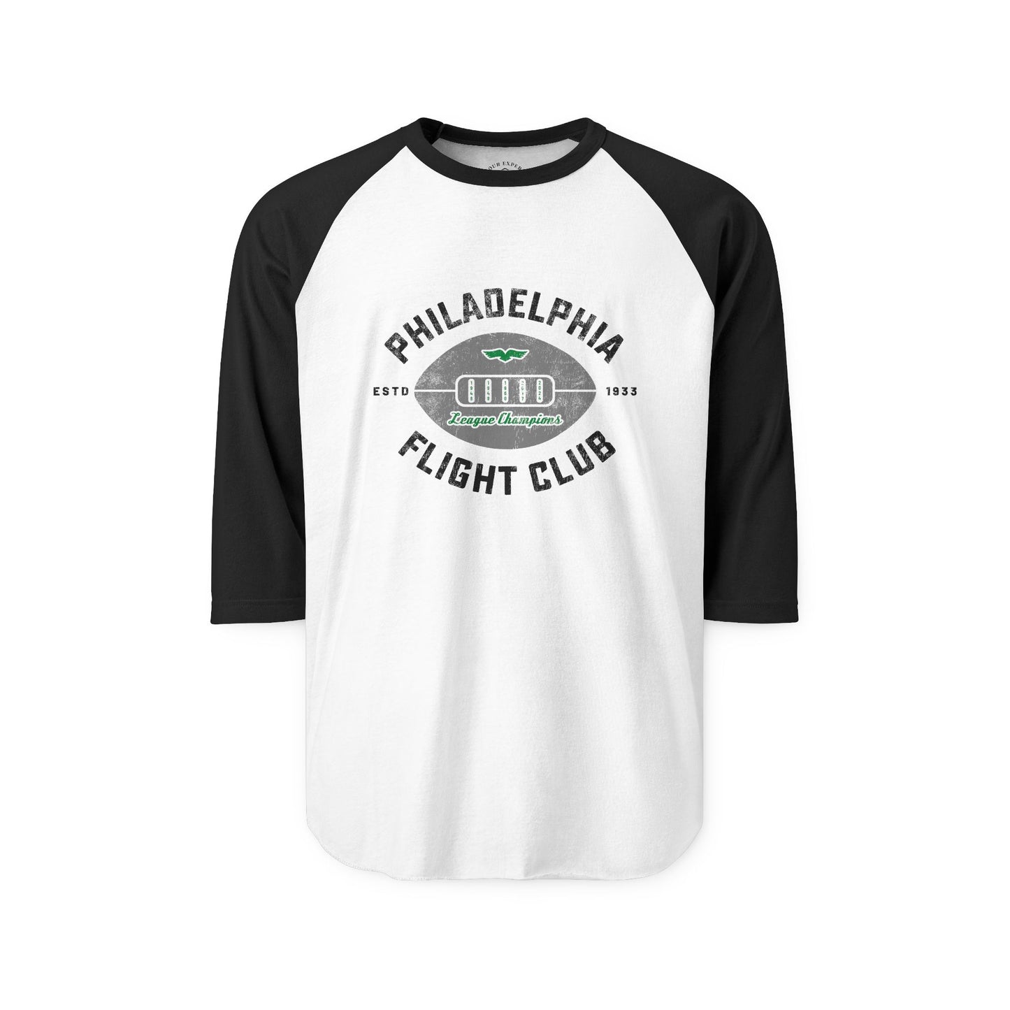 Philadelphia Flight Club Vintage Raglan Tee