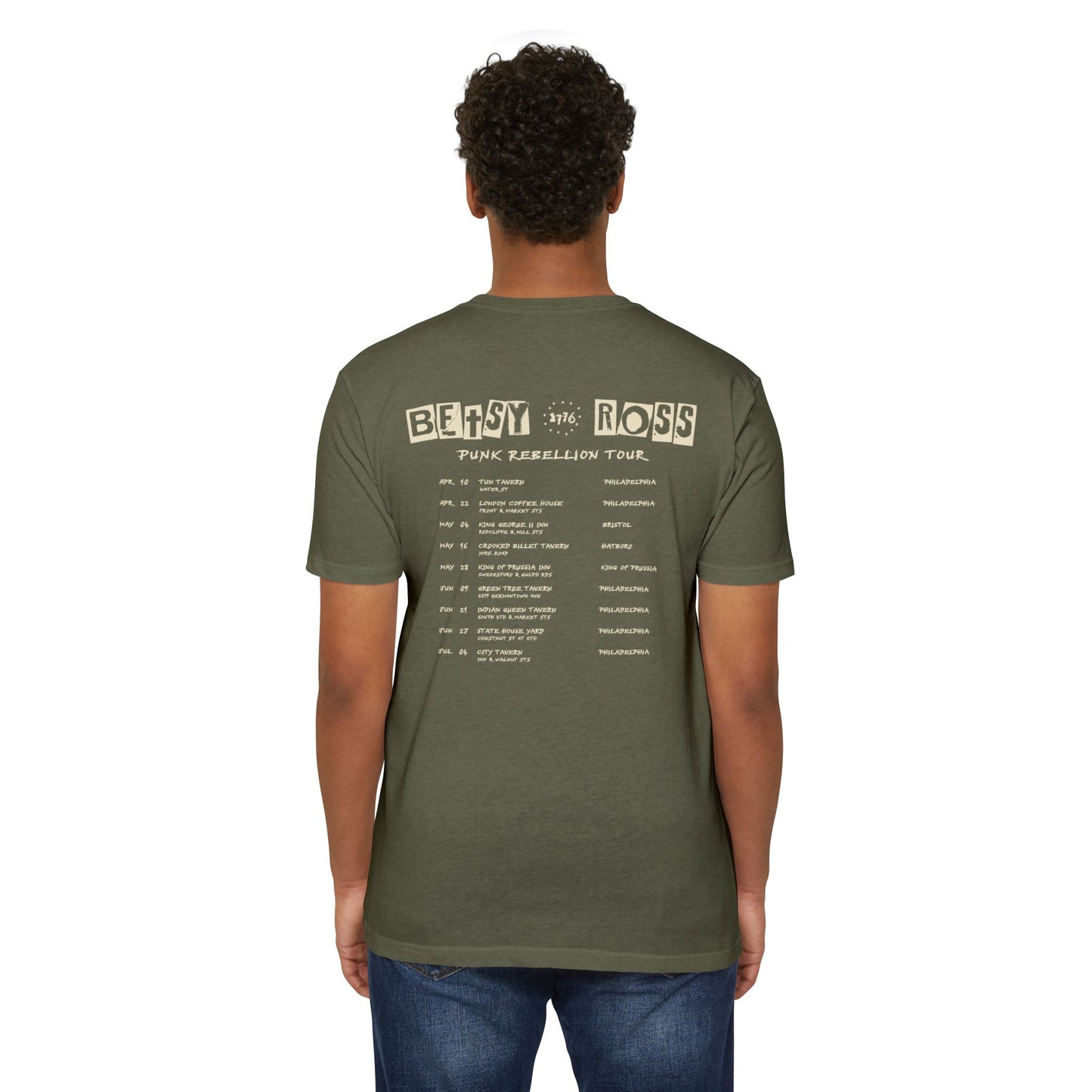 Betsy Ross Punk Rebellion Tour Tee
