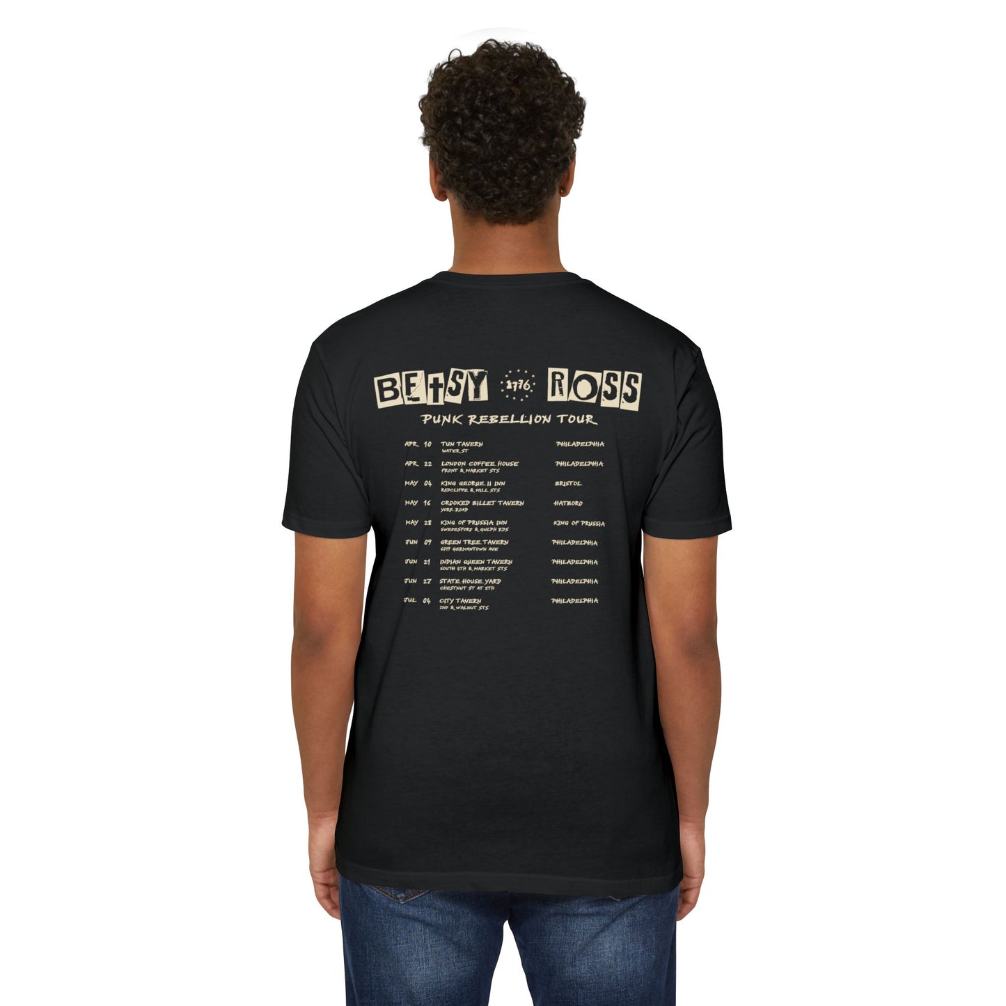 Betsy Ross Punk Rebellion Tour Tee