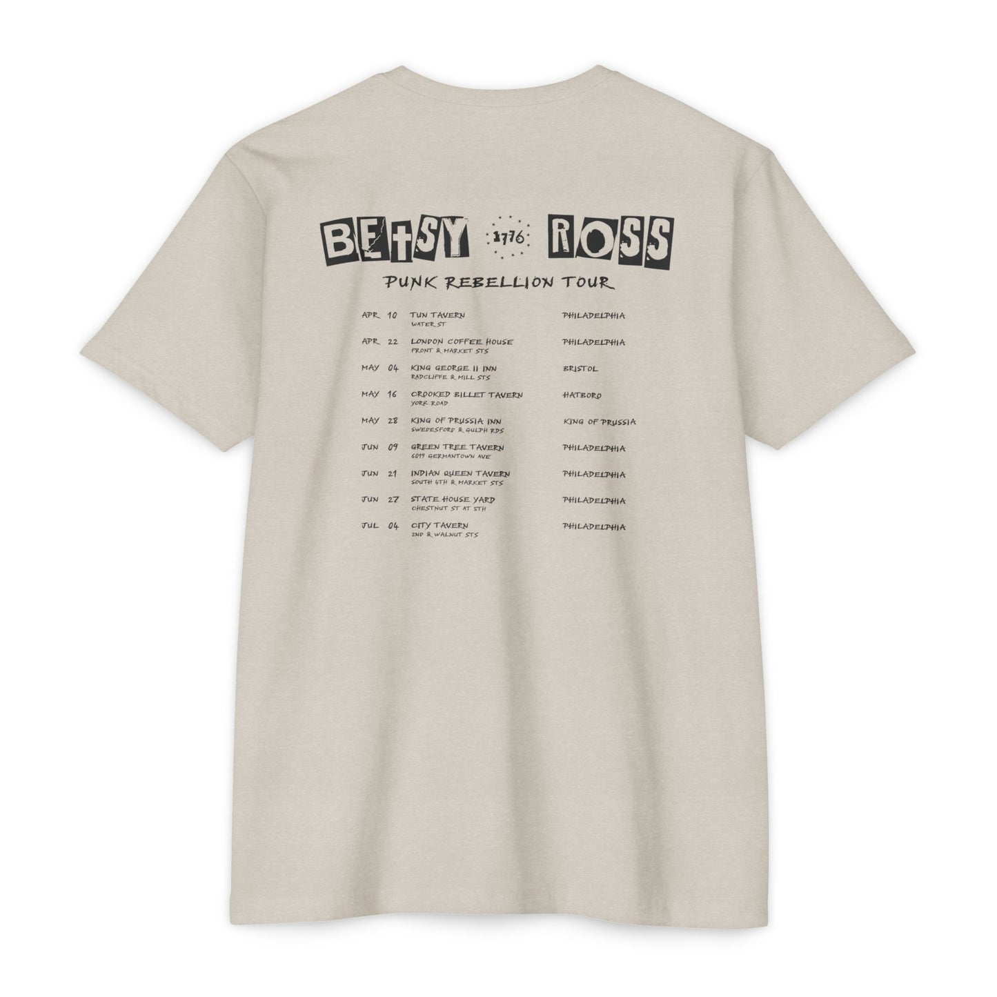 Betsy Ross Punk Rebellion Tour Tee