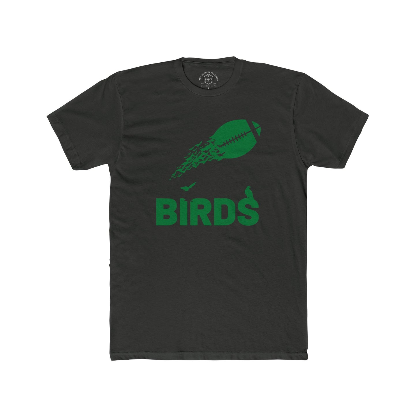 Flying Birds Vintage Football Tee