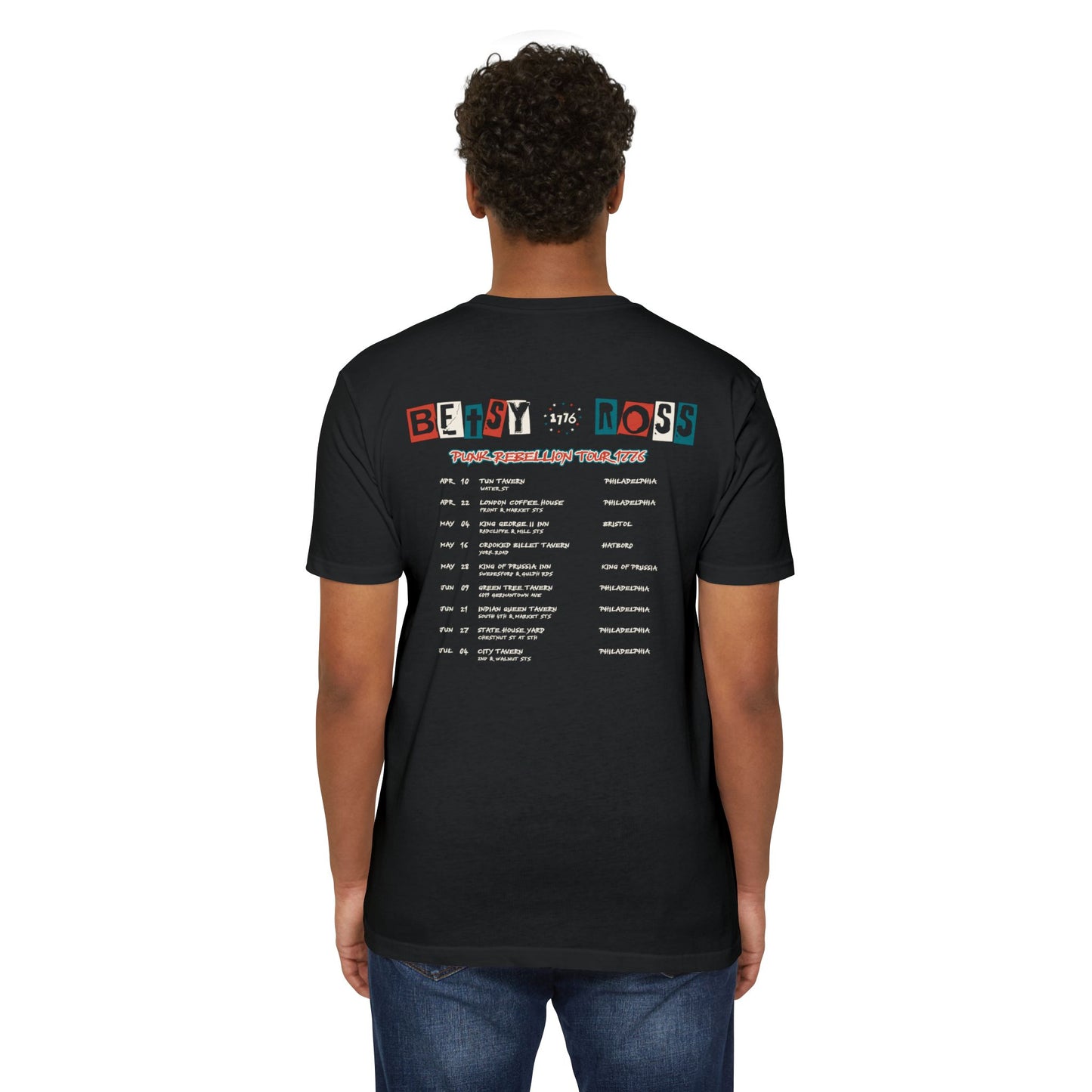 Betsy Ross Punk Rebellion Tour Tee - 250th Anniversary