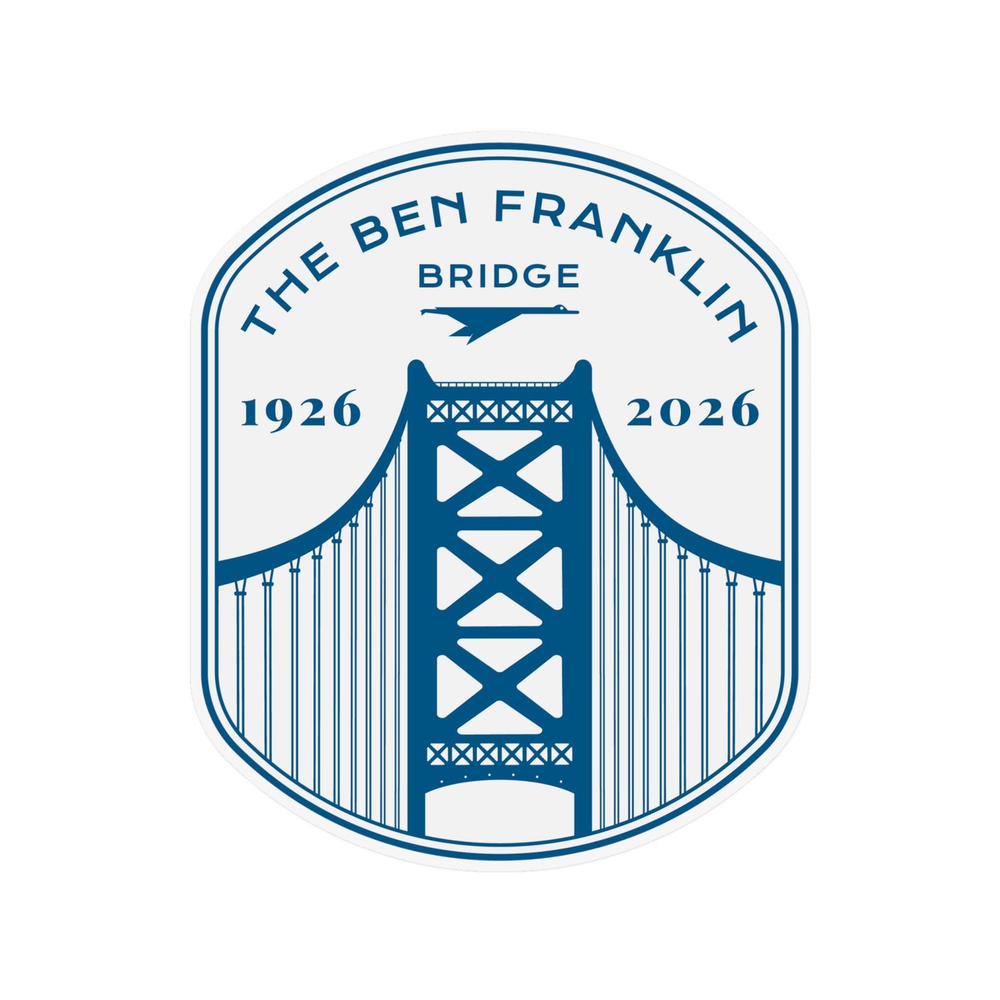 Ben Franklin Bridge — 1926–2026 Commemorative Magnet