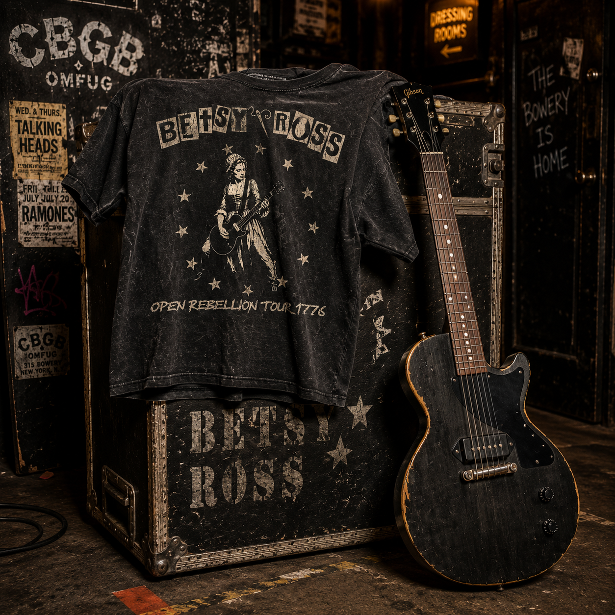 Betsy Ross Open Rebellion Tour 1776 Tee