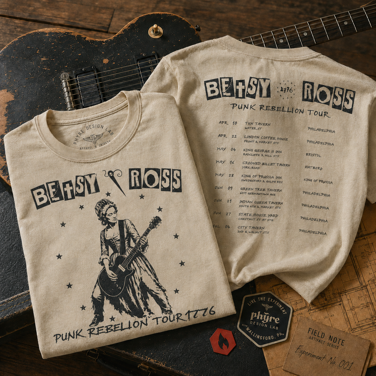 Betsy Ross Punk Rebellion Tour Tee