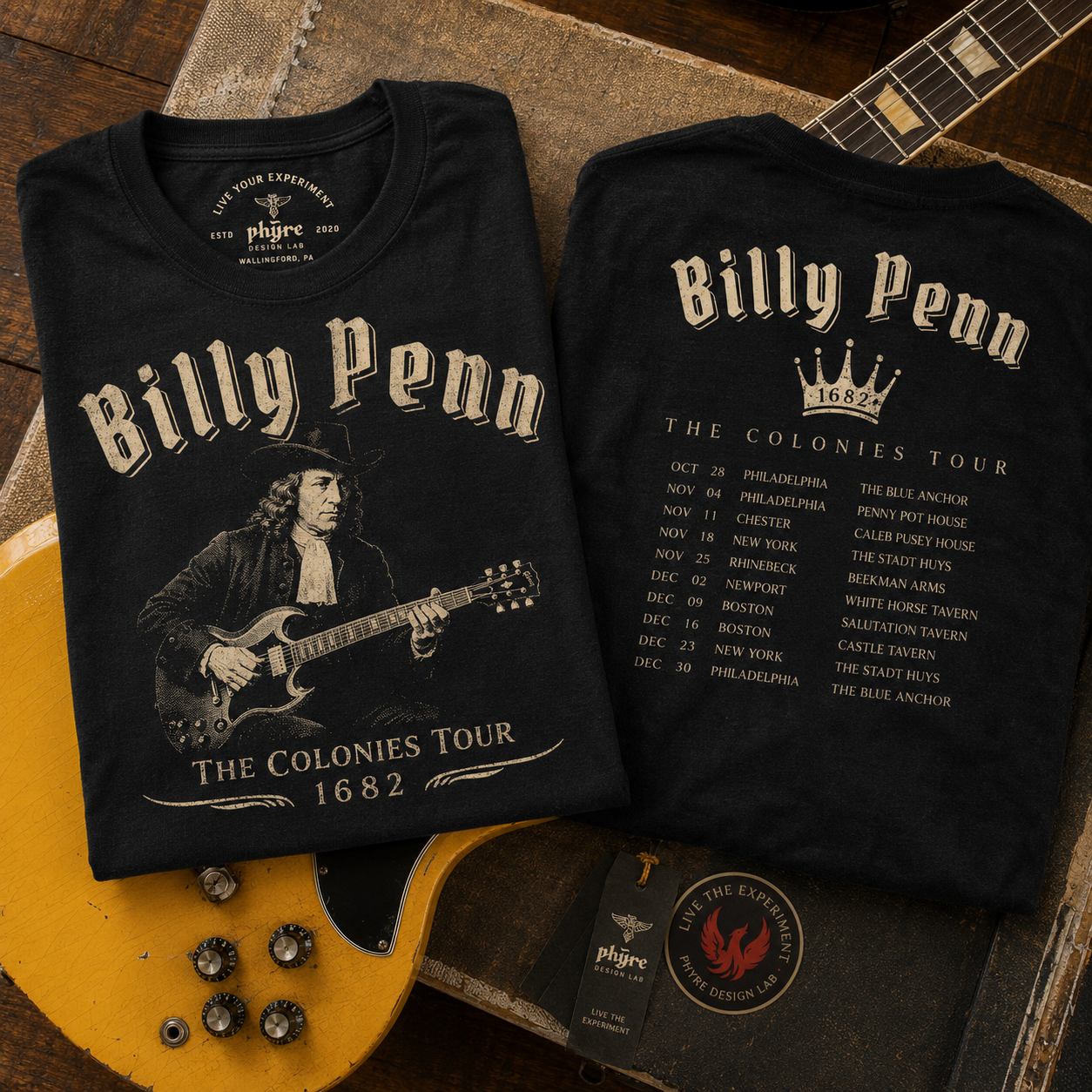 Billy Penn 1682 Tour Vintage Concert Tee