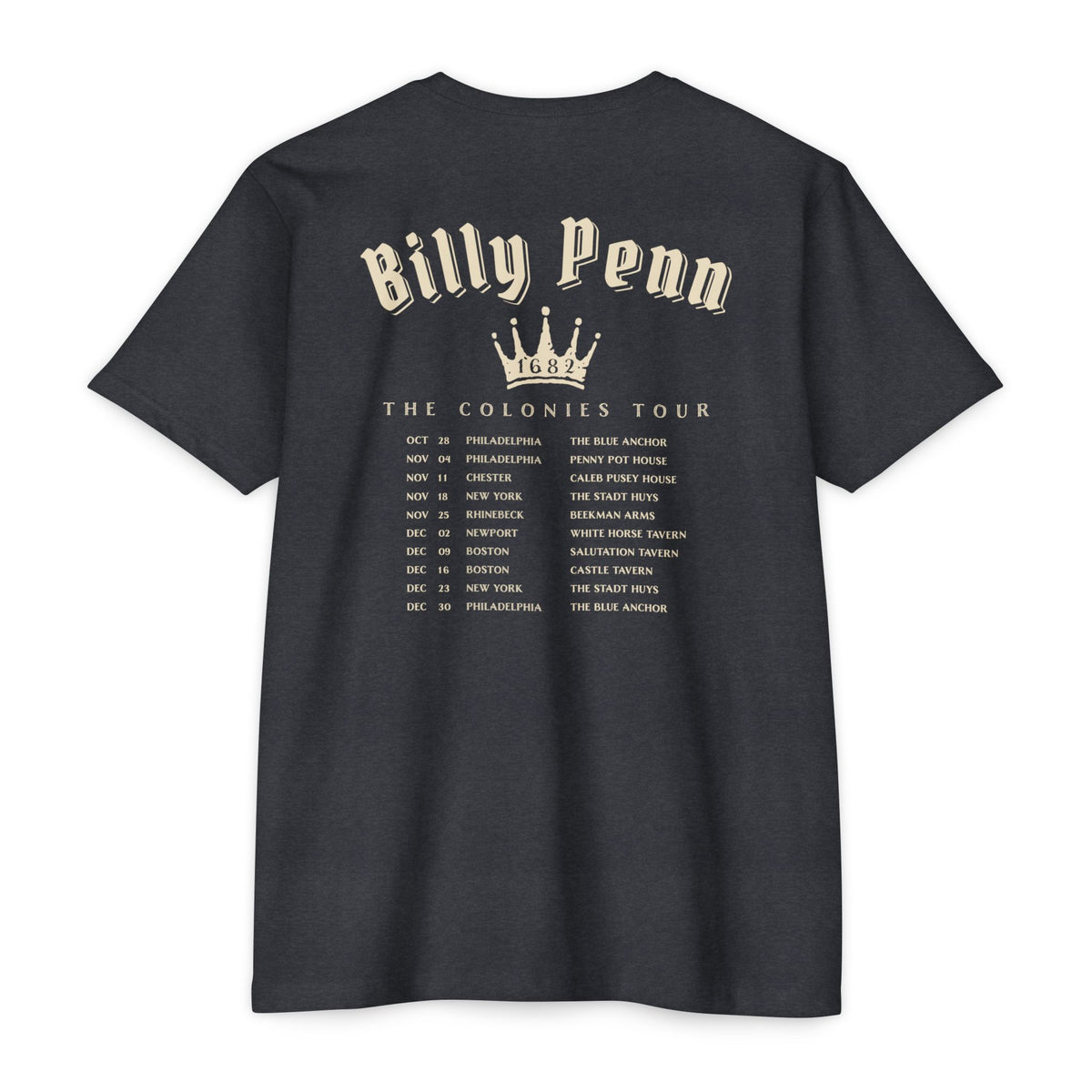 Billy Penn Colonies Tour 1682 Vintage Concert Tee