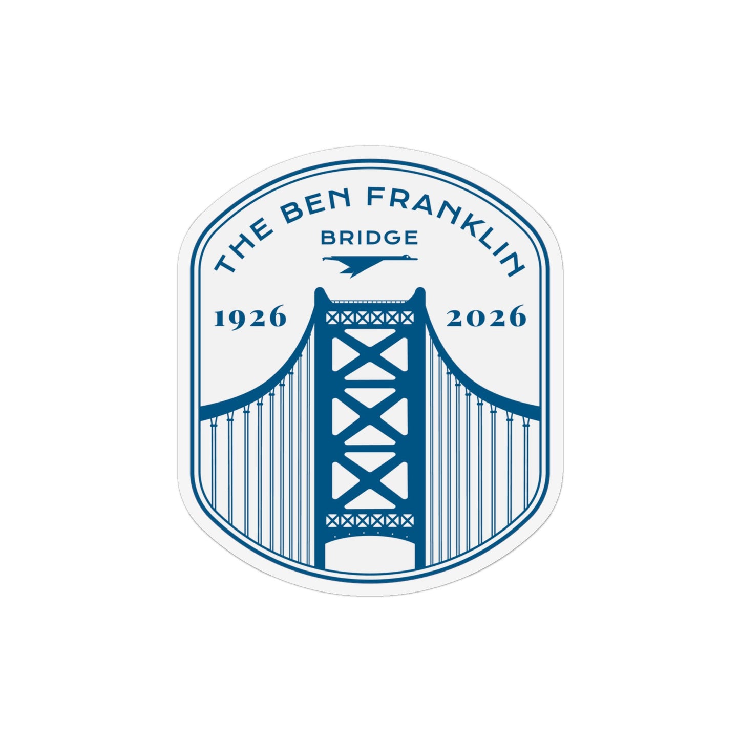Ben Franklin Bridge — 1926–2026 Commemorative Magnet