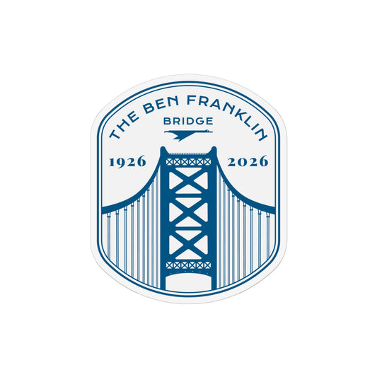 Ben Franklin Bridge — 1926–2026 Commemorative Magnet