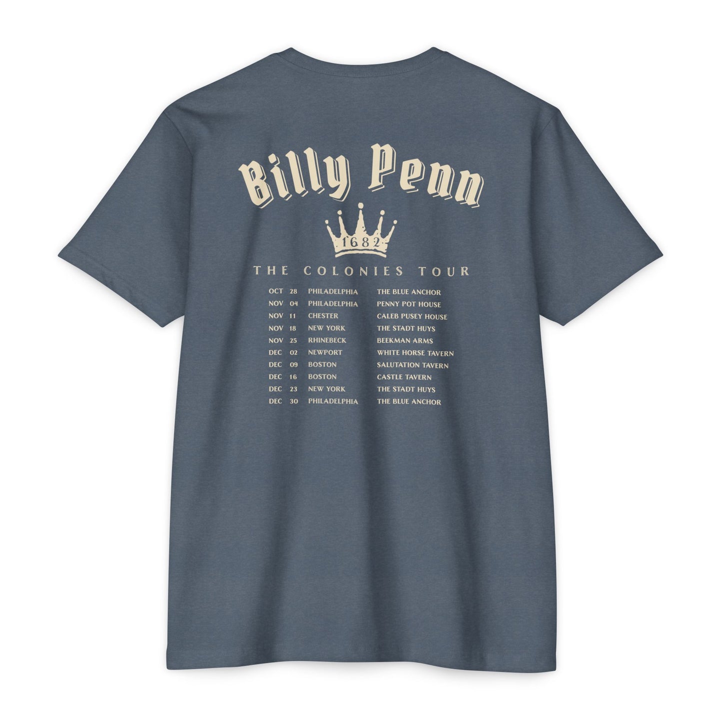 Billy Penn 1682 Tour Vintage Concert Tee
