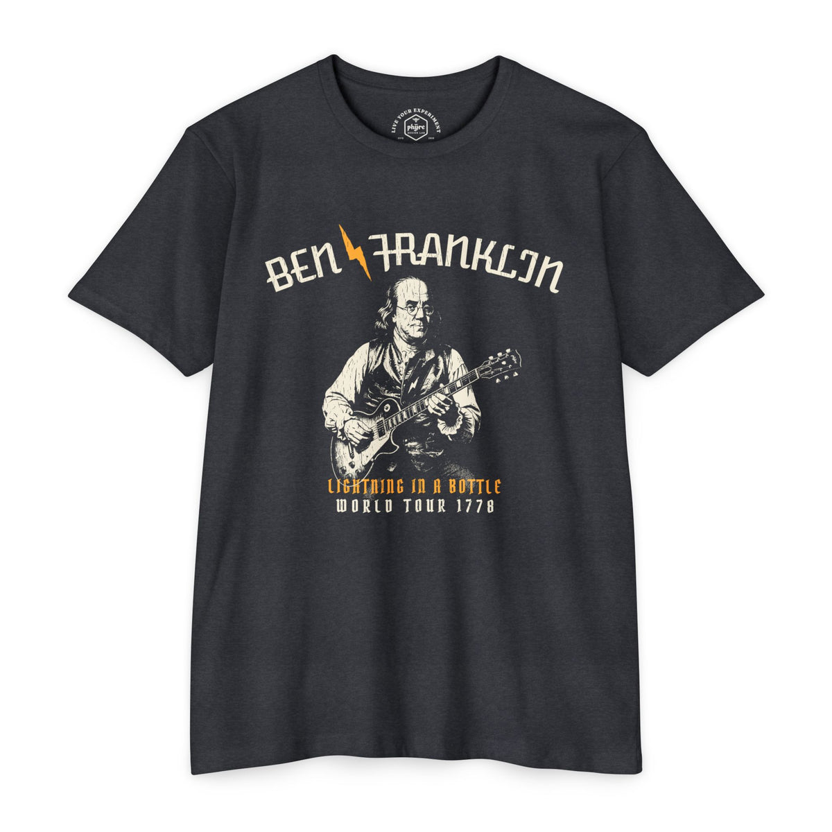 Ben Franklin Lightning Tour 1778 Vintage Concert Tee