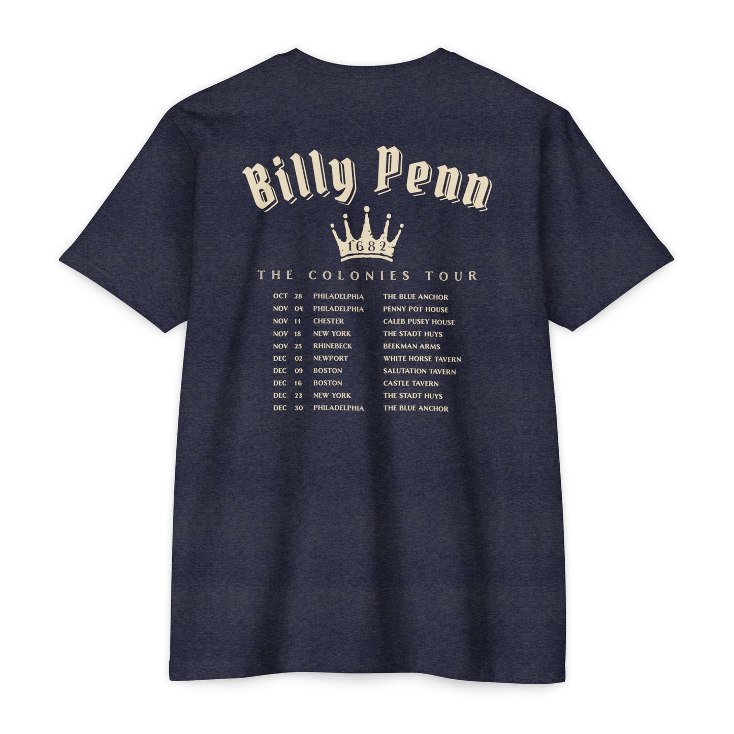 Billy Penn 1682 Tour Vintage Concert Tee
