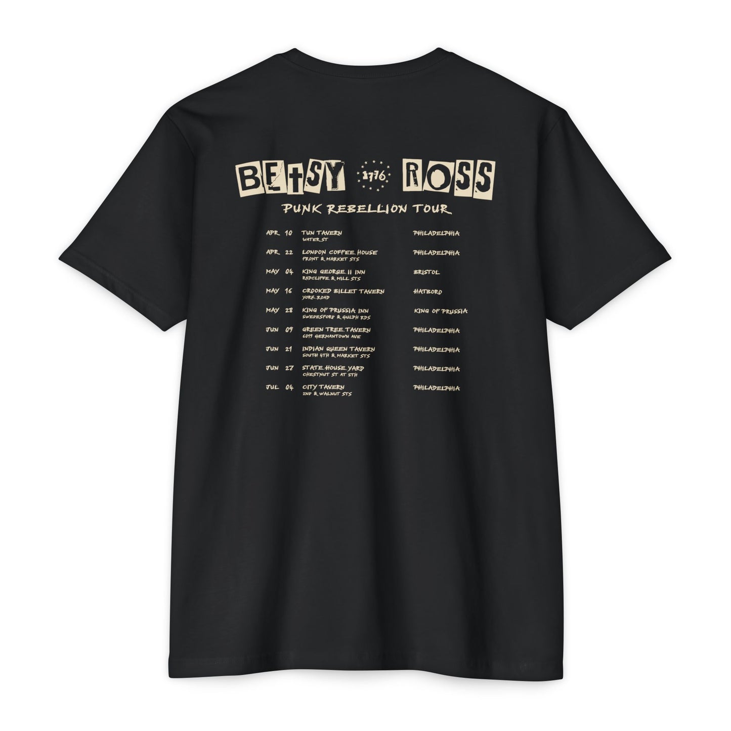 Betsy Ross Punk Rebellion Tour Tee