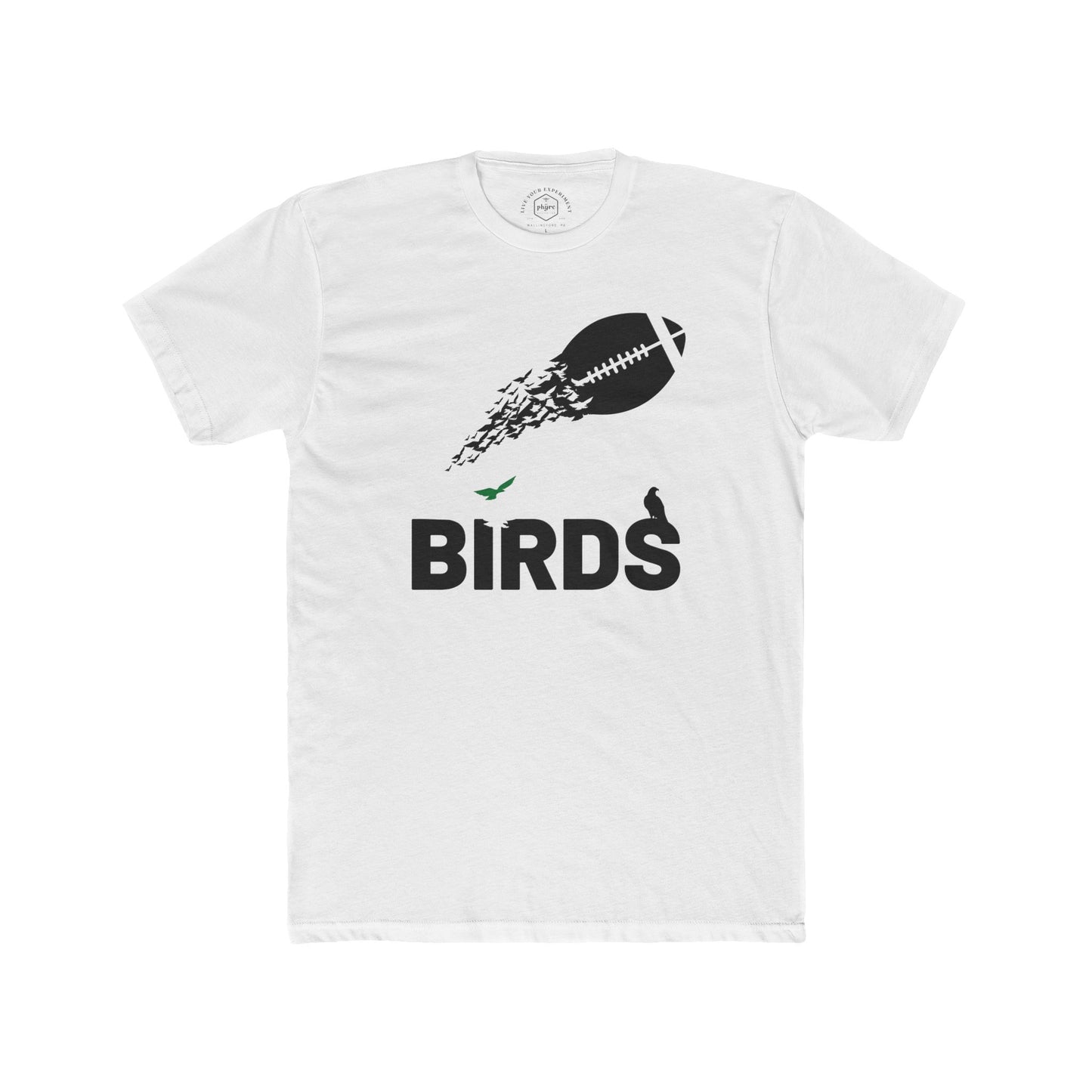 Flying Birds Vintage Football Tee