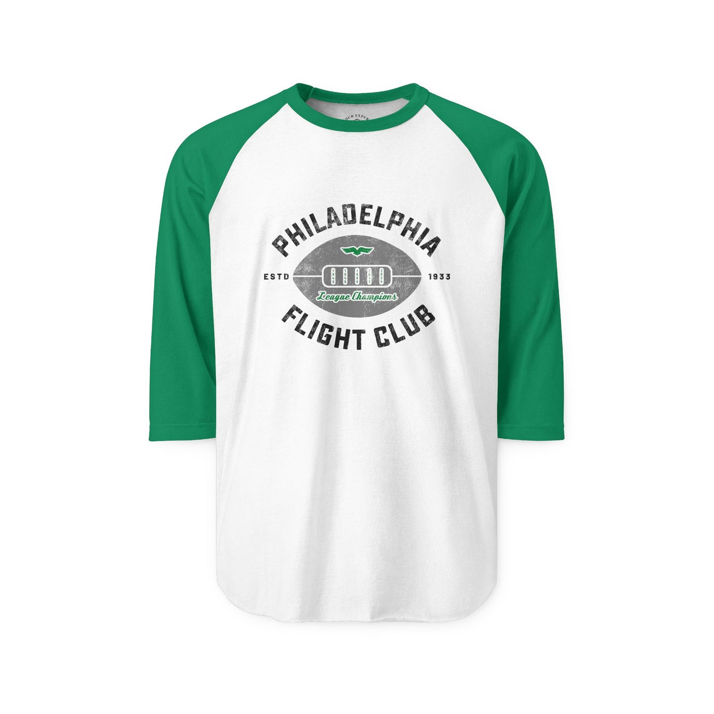 Philadelphia Flight Club Vintage Raglan Tee